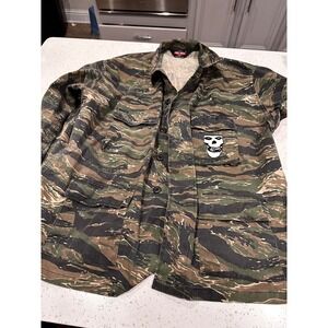 Tru-Spec Misfits Tiger Stripe Camo Field Jacket XL Reg Military Utility Shirt
